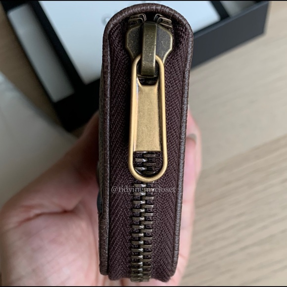 *SOLD* NWT Gucci GG Supreme Ophidia Zip Around Card Case Wallet - Picture 5 of 16